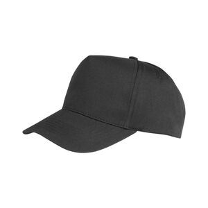 Result Unisex Adult Core Recycled Baseball Cap / Black